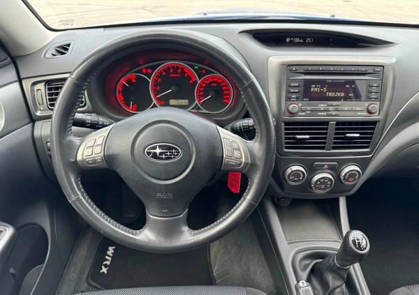 Subaru Impreza cena 64500 przebieg: 139998, rok produkcji 2009 z Starachowice małe 781